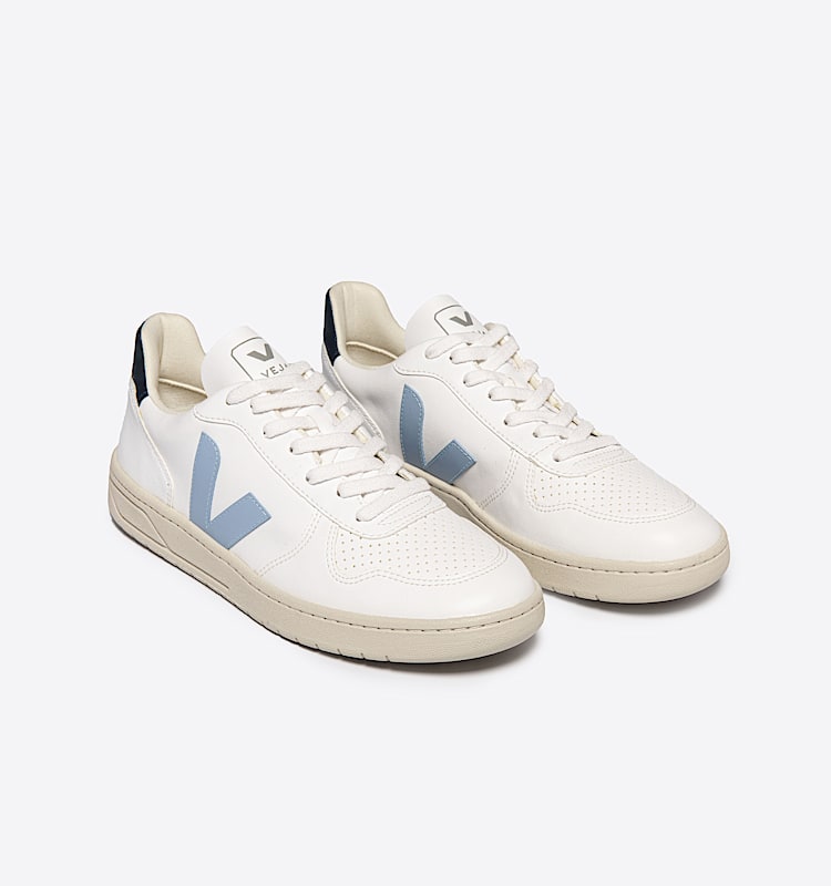 veja sneakers v-10 cuir blanc VX0703111 Top view