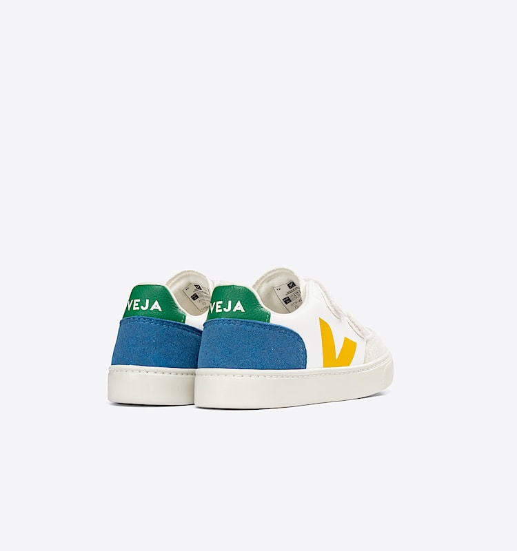 veja sneakers small-v-12 läder vit XV0503229 Back view