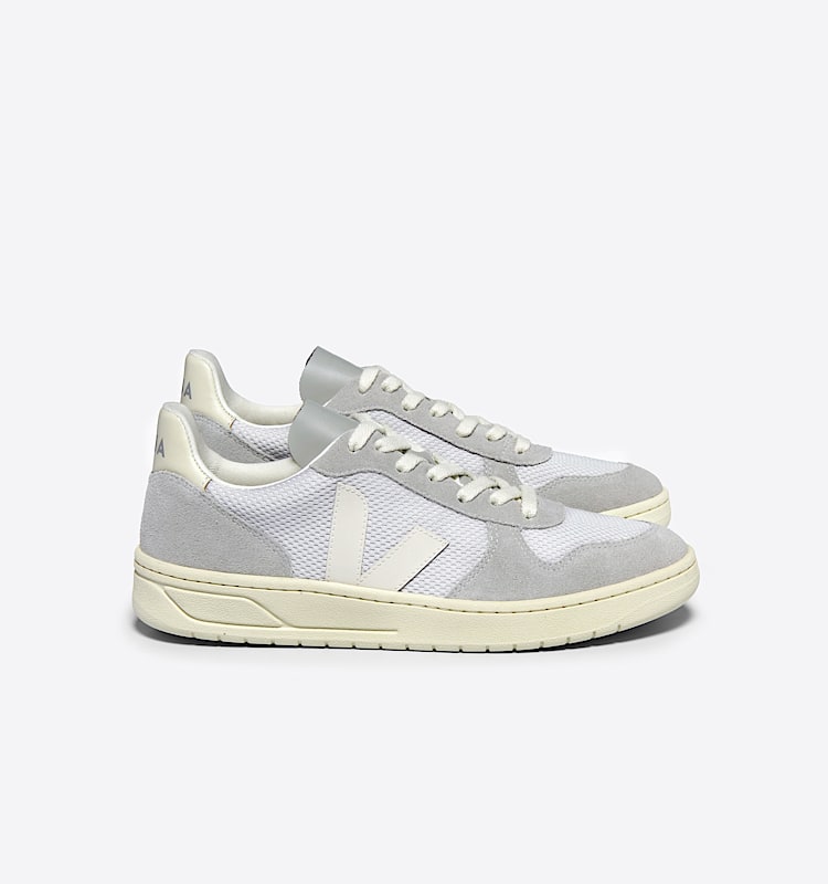 veja sneakers v-10 recycled grey VX1803674 Lateral view