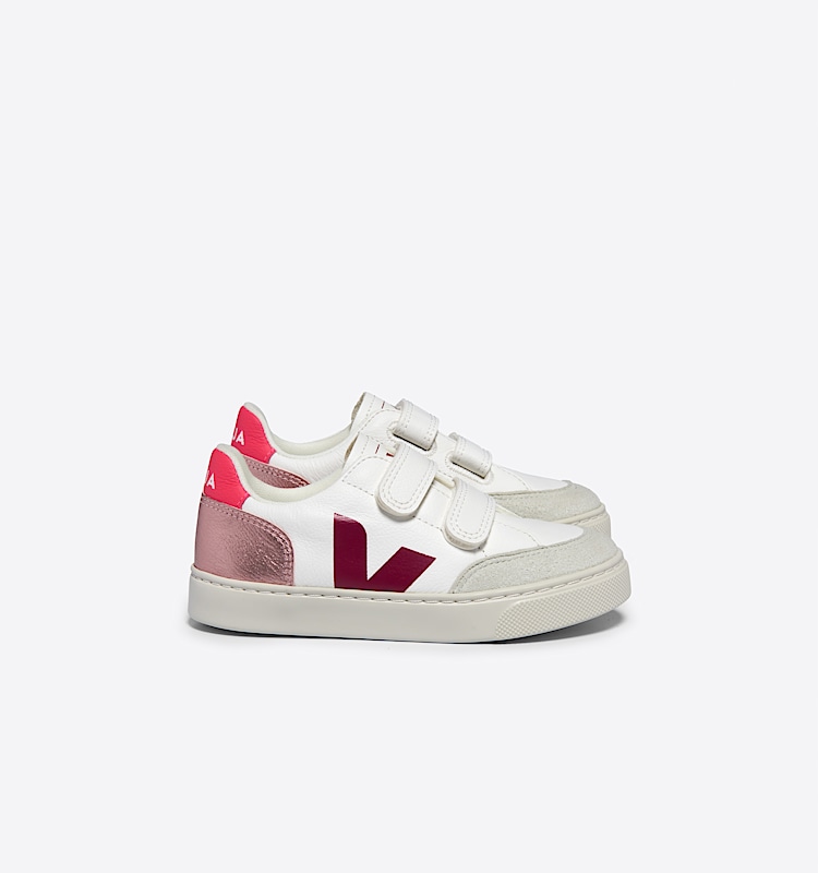 veja sneaker small-v-12 leder weiss XV0503414 Lateral view