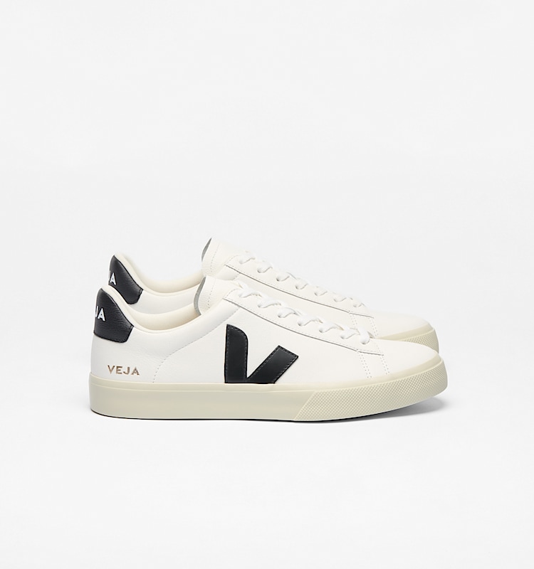 veja sneaker campo leder weiss CP0501537 Lateral view