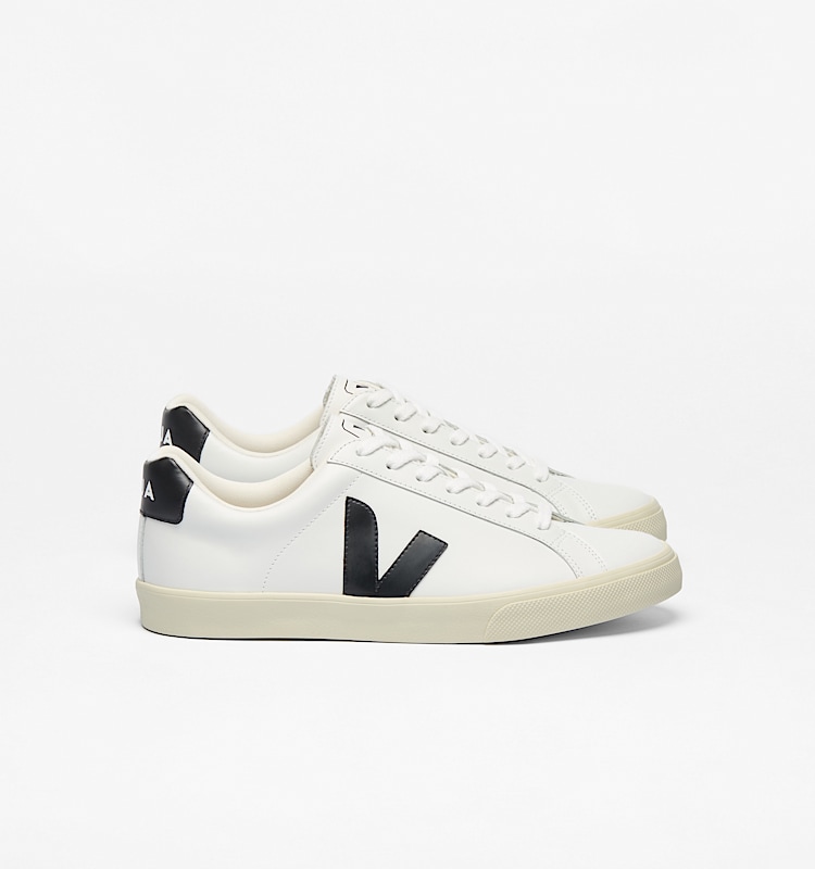 veja sneaker esplar-logo leder weiss EO0200005 Lateral view