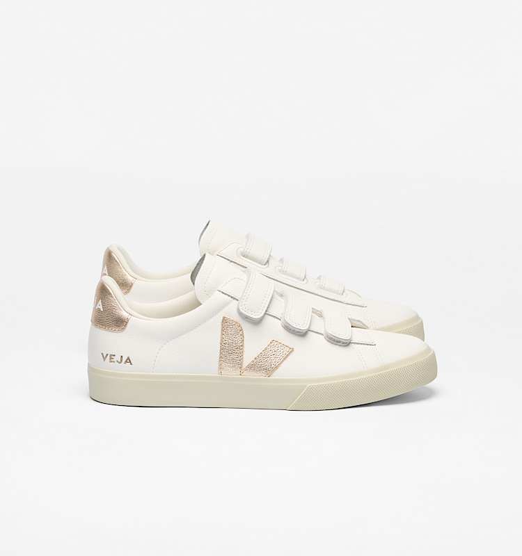 veja sneakers recife-logo läder vit RC0502762 Lateral view