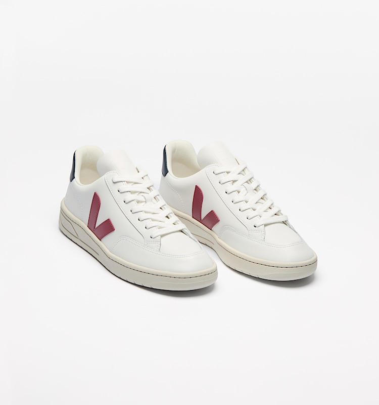 veja sneakers v-12 lær hvit XD0201955 Top view