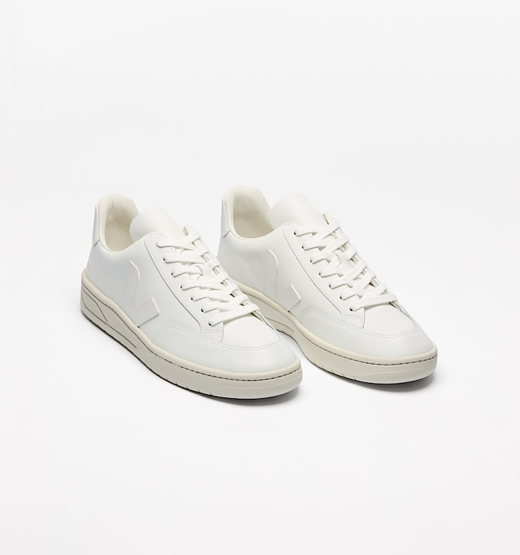 veja sneakers v-12 pelle bianco XD0202297 Top view