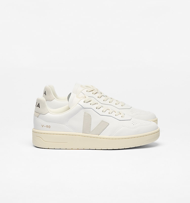 veja sneakers v-90 pelle bianco VD2003655 Lateral view