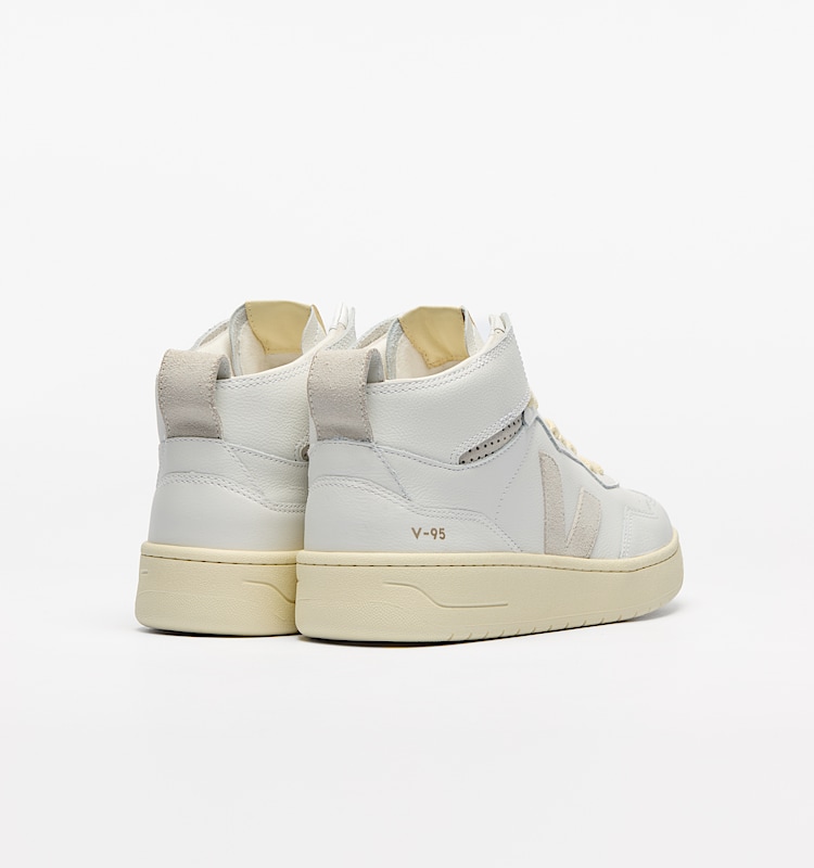 veja sneakers v-95 pelle bianco QZ2003683 Back view