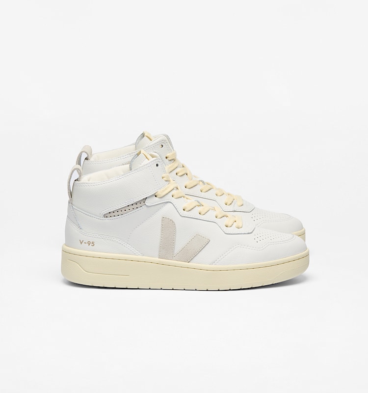 veja sneaker v-95 leder weiss QZ2003683 Lateral view