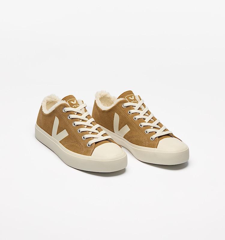 veja sneakers wata-ii-low-winter fured brown PW0303729 Top view