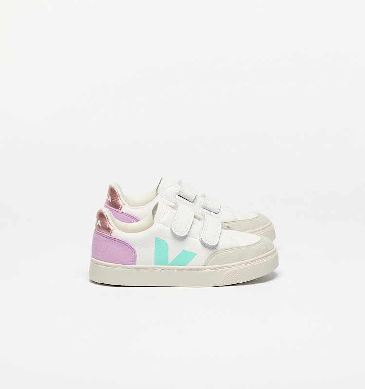 veja sneaker small-v-12 leder weiss XV0503793 Lateral view