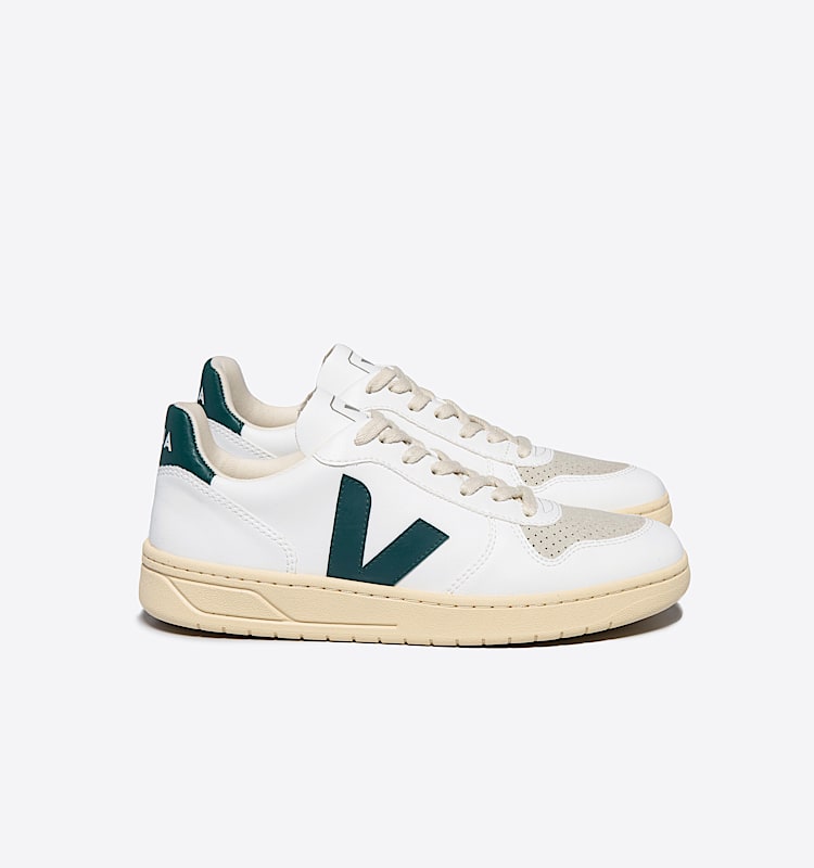 veja sneakers v-10 cuir blanc VX0703143 Lateral view