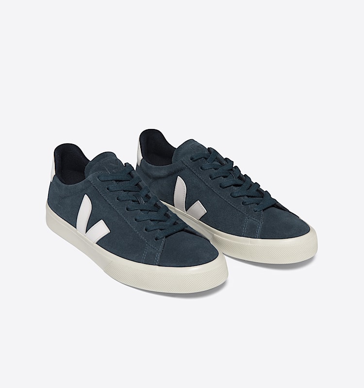 veja sneakers campo pelle-scamosciata blu CP0303149 Top view