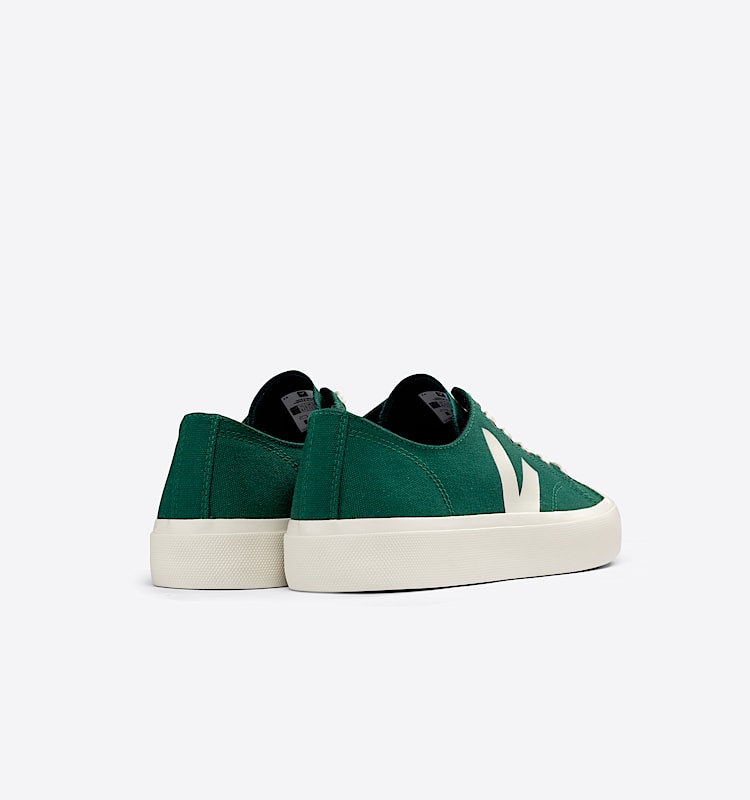 veja sneaker wata-ii-low bio-baumwolle grün PL0102836 Back view