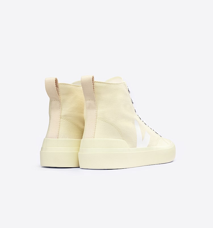 veja sneakers wata-ii cotone-biologico beige PA0102898 Back view