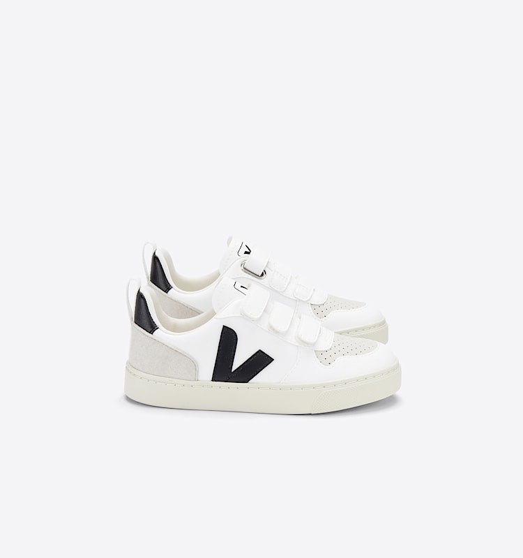 veja sapatilhas small-v-10 vegan branco CV0702565 Lateral view