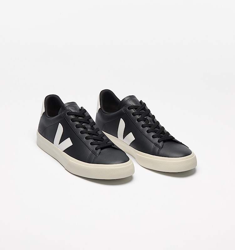 veja sneaker campo leder schwarz CP0501215 Top view