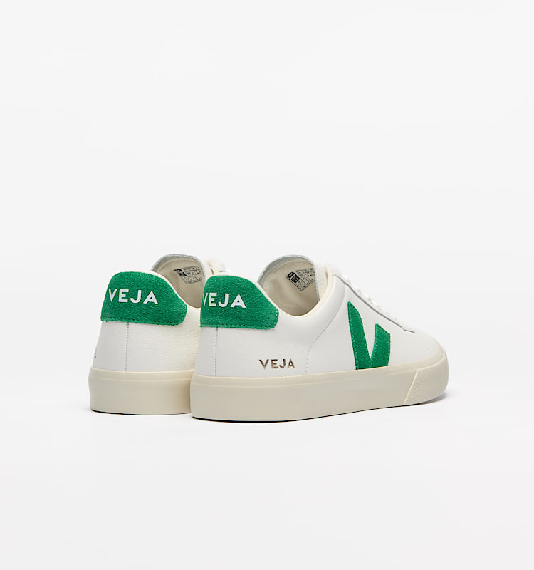 veja sneakers campo läder vit CP0503690 Back view