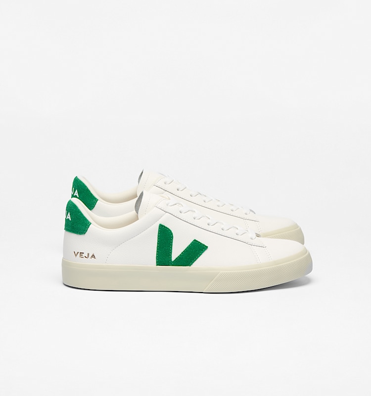 veja sneakers campo läder vit CP0503690 Lateral view