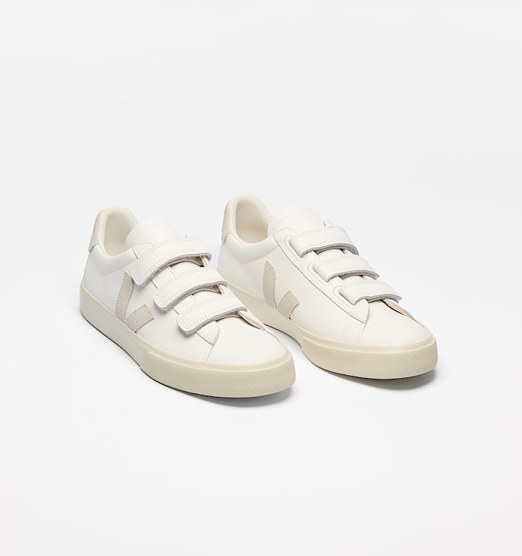 veja sneakers recife-logo leather white RC0502919 Top view