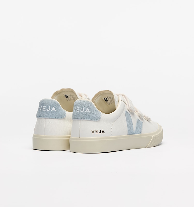 veja baskets recife-logo cuir blanc RC0502946 Back view