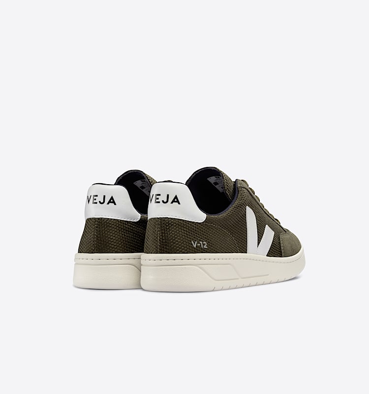 veja sneakers v-12 resirkulert grønn XD0102820 Back view