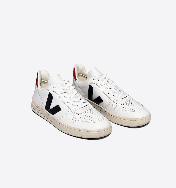 veja sneakers v-10 couro branco VX0201267 Top view