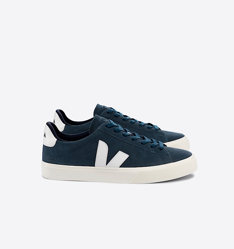 veja sneaker campo wildleder blau CP0303149 Lateral view