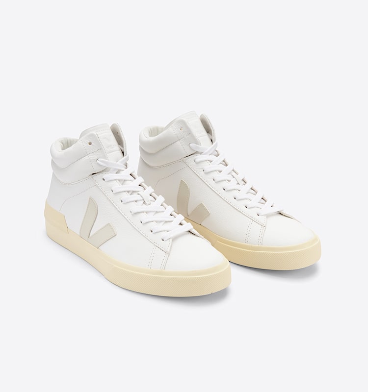 veja sneakers minotaur läder vit TR0502918 Top view