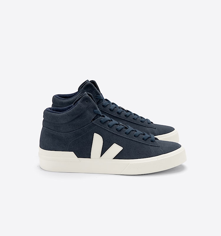 veja baskets minotaur suède bleu TR0302961 Lateral view