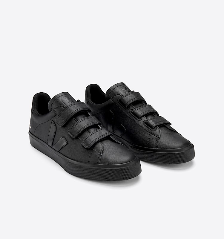 veja baskets recife-logo cuir noir RC0502955 Top view