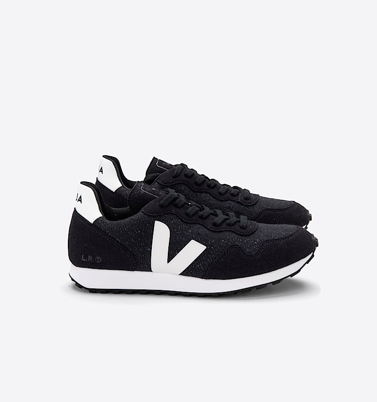 veja sneakers sdu-rec flannel black RR0401971 Lateral view