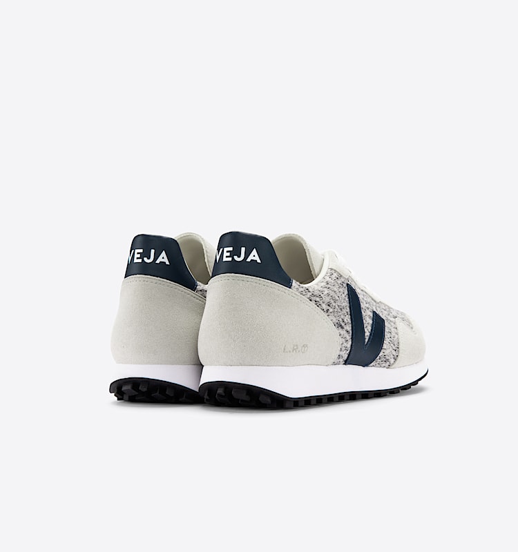 veja sneakers sdu-rec flanell vit RR0403075 Back view