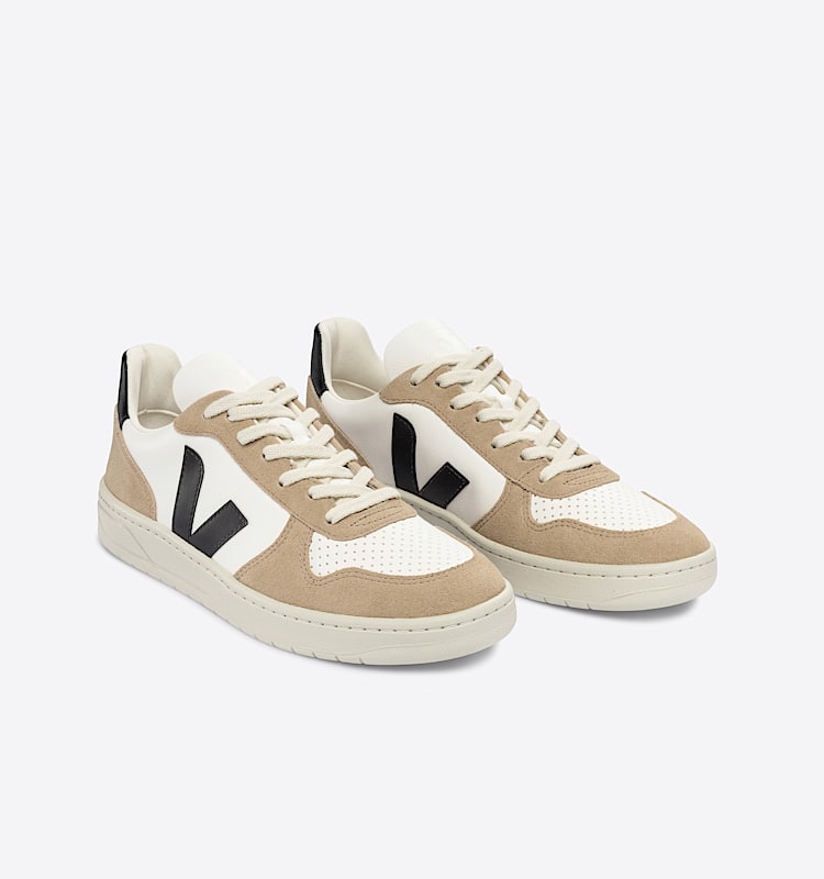 veja baskets v-10 cuir blanc VX0503138 Top view