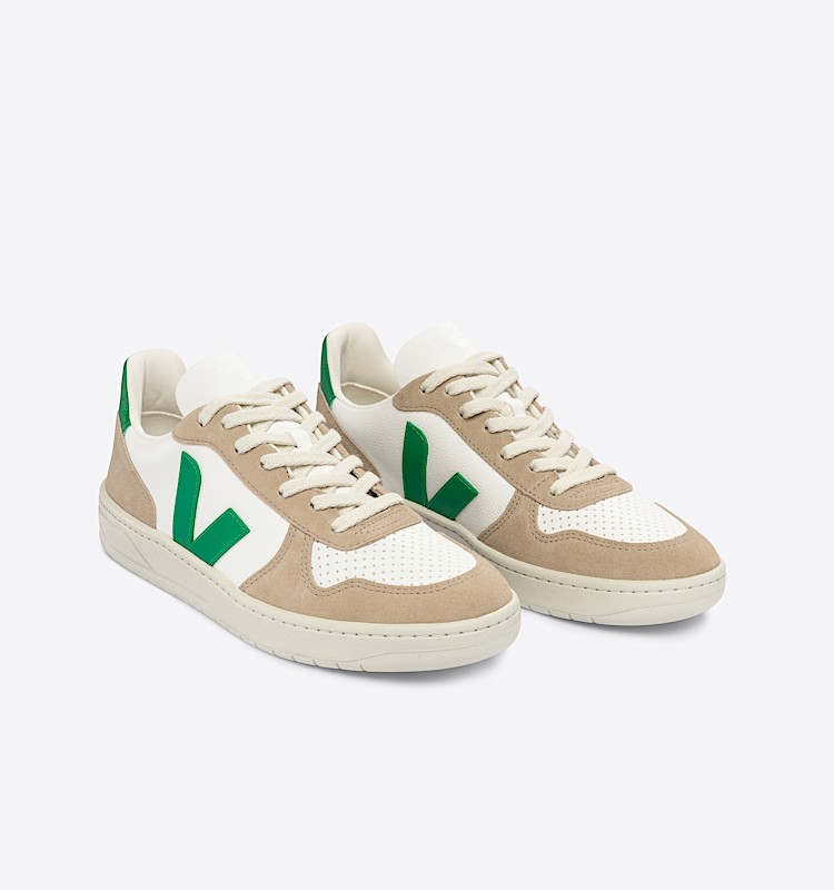 veja baskets v-10 cuir blanc VX0503146 Top view