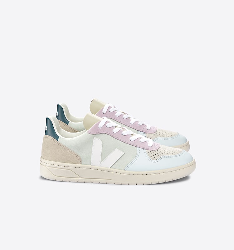 veja sneaker v-10 wildleder mehrfarbig VX0303119 Lateral view