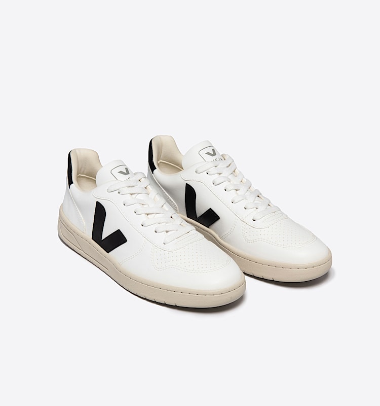 veja baskets v-10 cuir blanc VX0702901 Top view