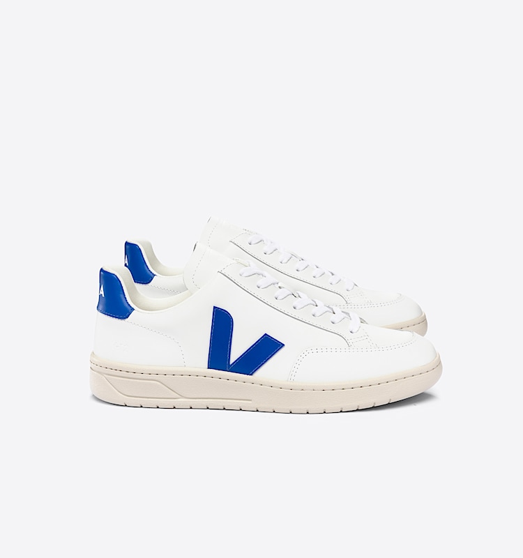 veja baskets v-12 cuir blanc XD0203104 Lateral view