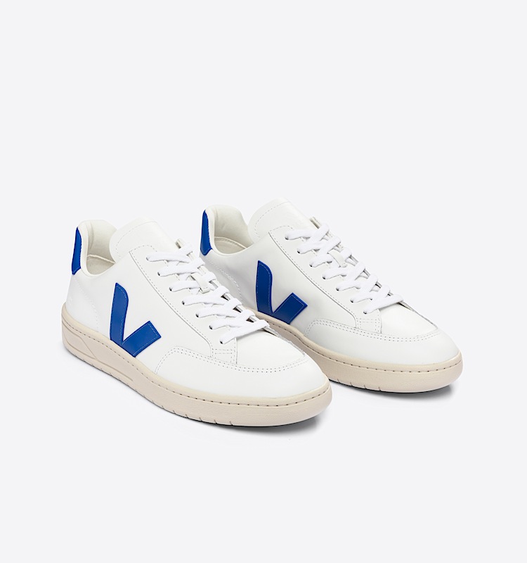 veja baskets v-12 cuir blanc XD0203104 Top view