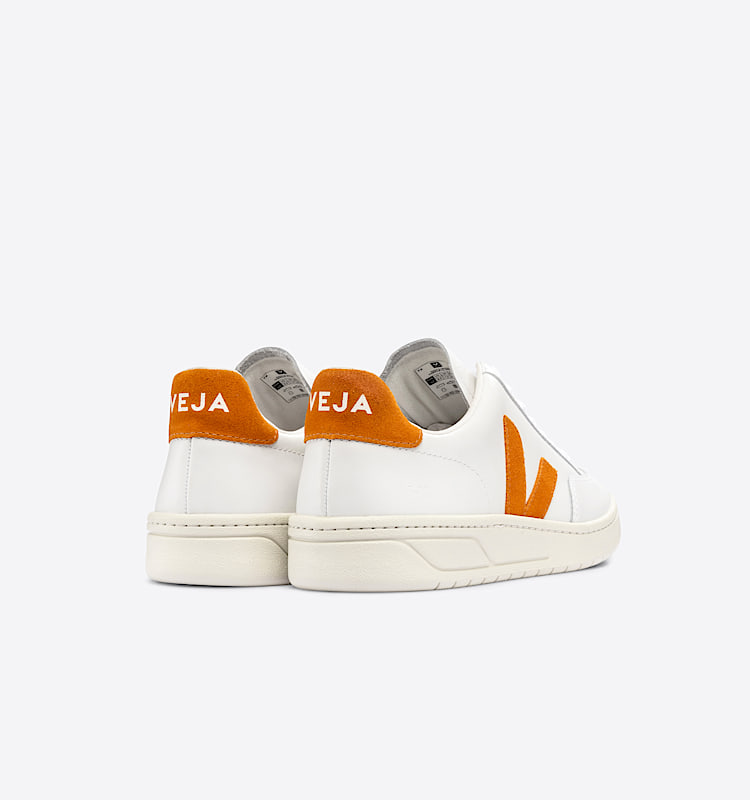 veja baskets v-12 cuir blanc XD0203113 Back view