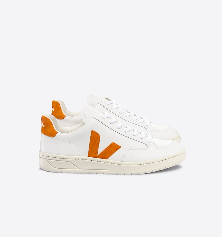 veja baskets v-12 cuir blanc XD0203113 Lateral view