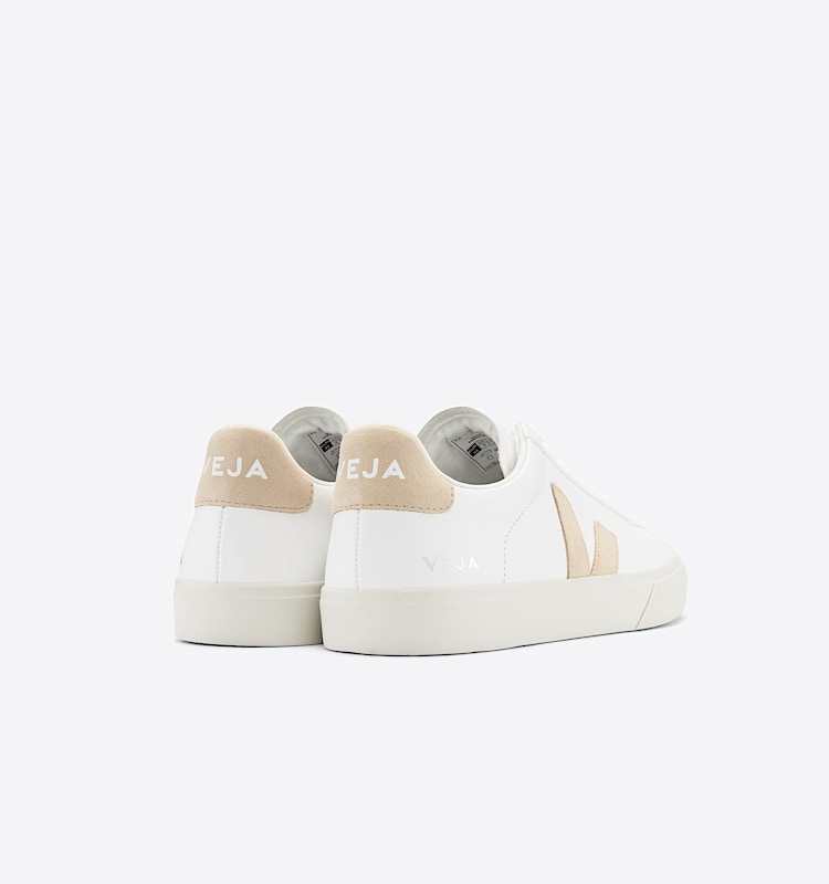 veja baskets campo cuir blanc CP0502920 Back view