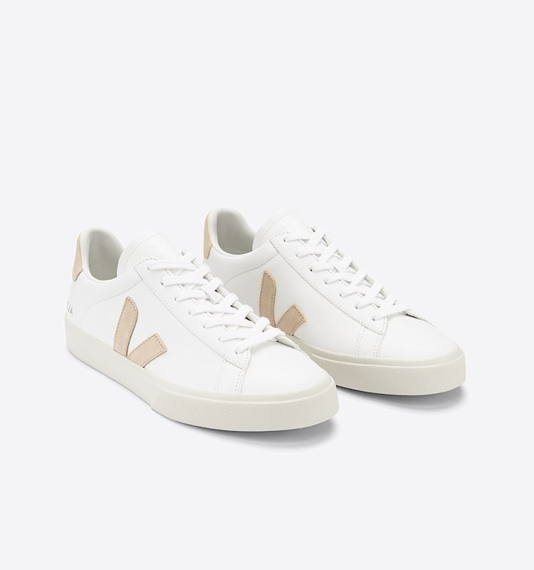 veja baskets campo cuir blanc CP0502920 Top view