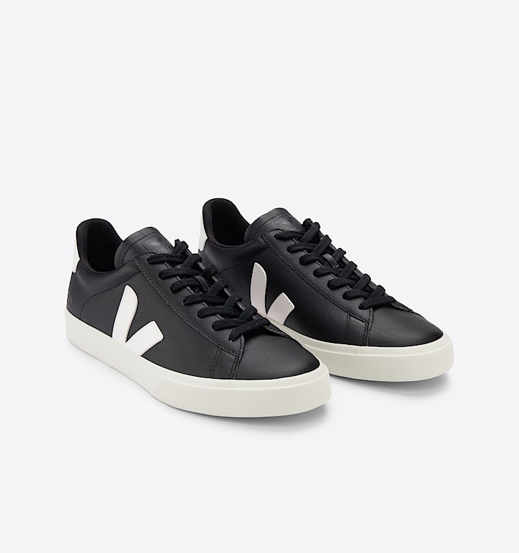 veja baskets campo cuir noir CP0501215 Top view