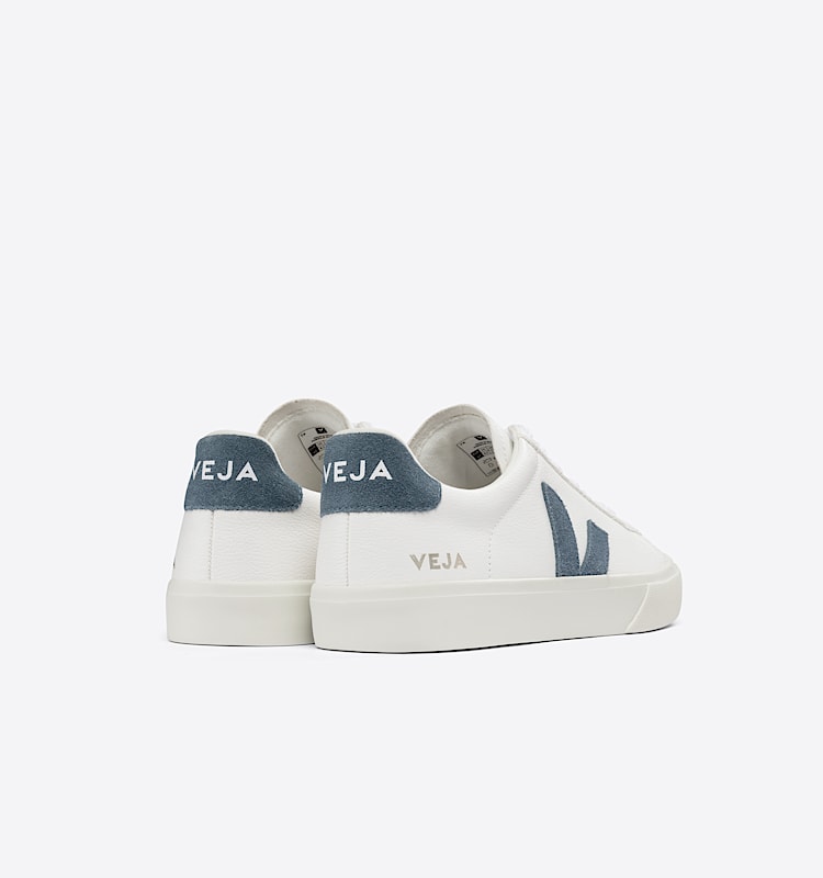 veja baskets campo cuir blanc CP0503121 Back view