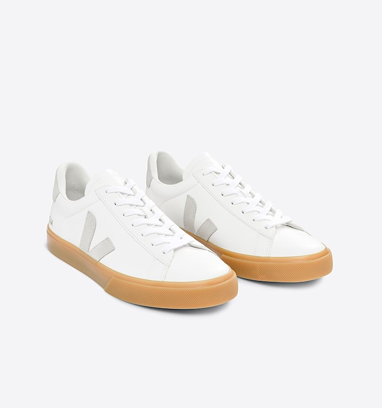 veja baskets campo cuir blanc CP0503147 Top view