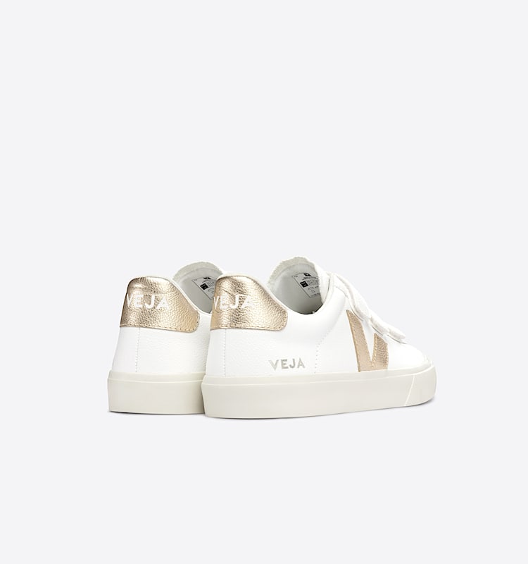 veja baskets recife-logo cuir blanc RC0502762 Back view