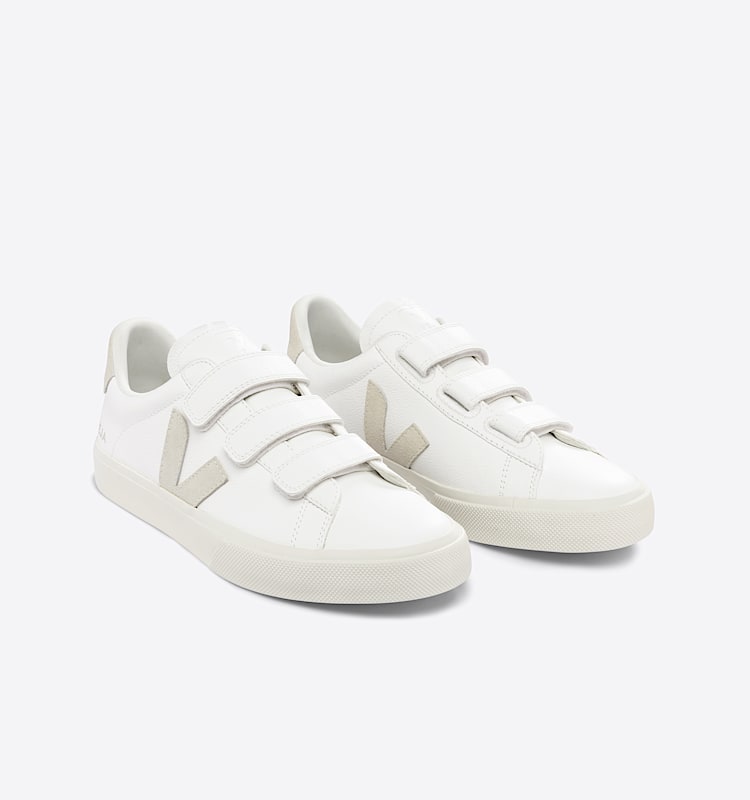 veja baskets recife-logo cuir blanc RC0502919 Top view