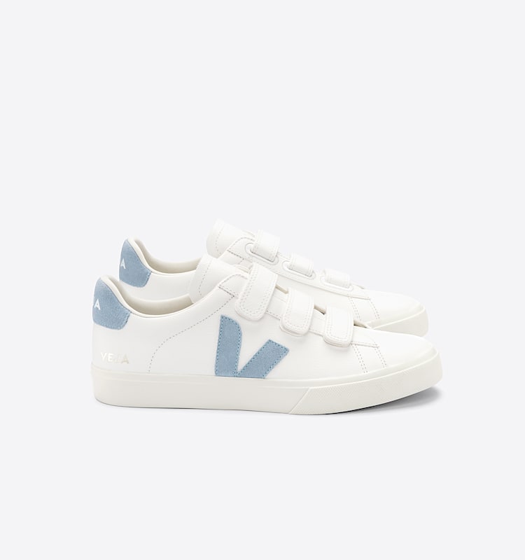 veja baskets recife-logo cuir blanc RC0502946 Lateral view