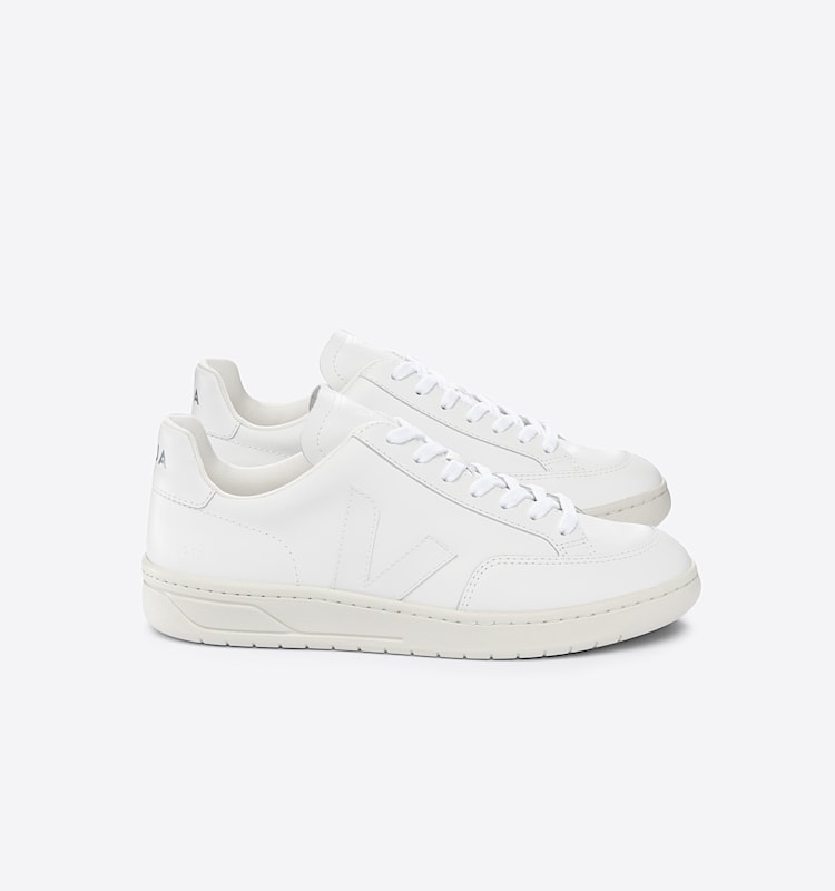 veja baskets v-12 cuir blanc XD0202297 Lateral view