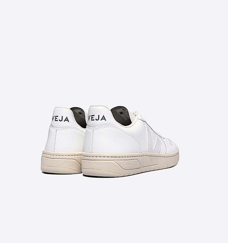 veja sneakers v-10 cuir blanc VX0201270 Back view